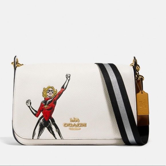 Coach │ Marvel Jes Messenger With Carol Danvers - Picture 1 of 4